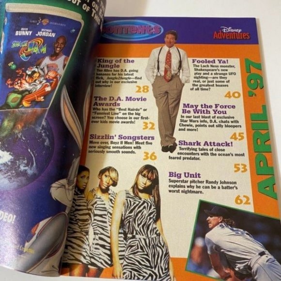 Vintage Disney Adventures Magazine King Of The Jungle Star Wars & More April 199 - Picture 4 of 8